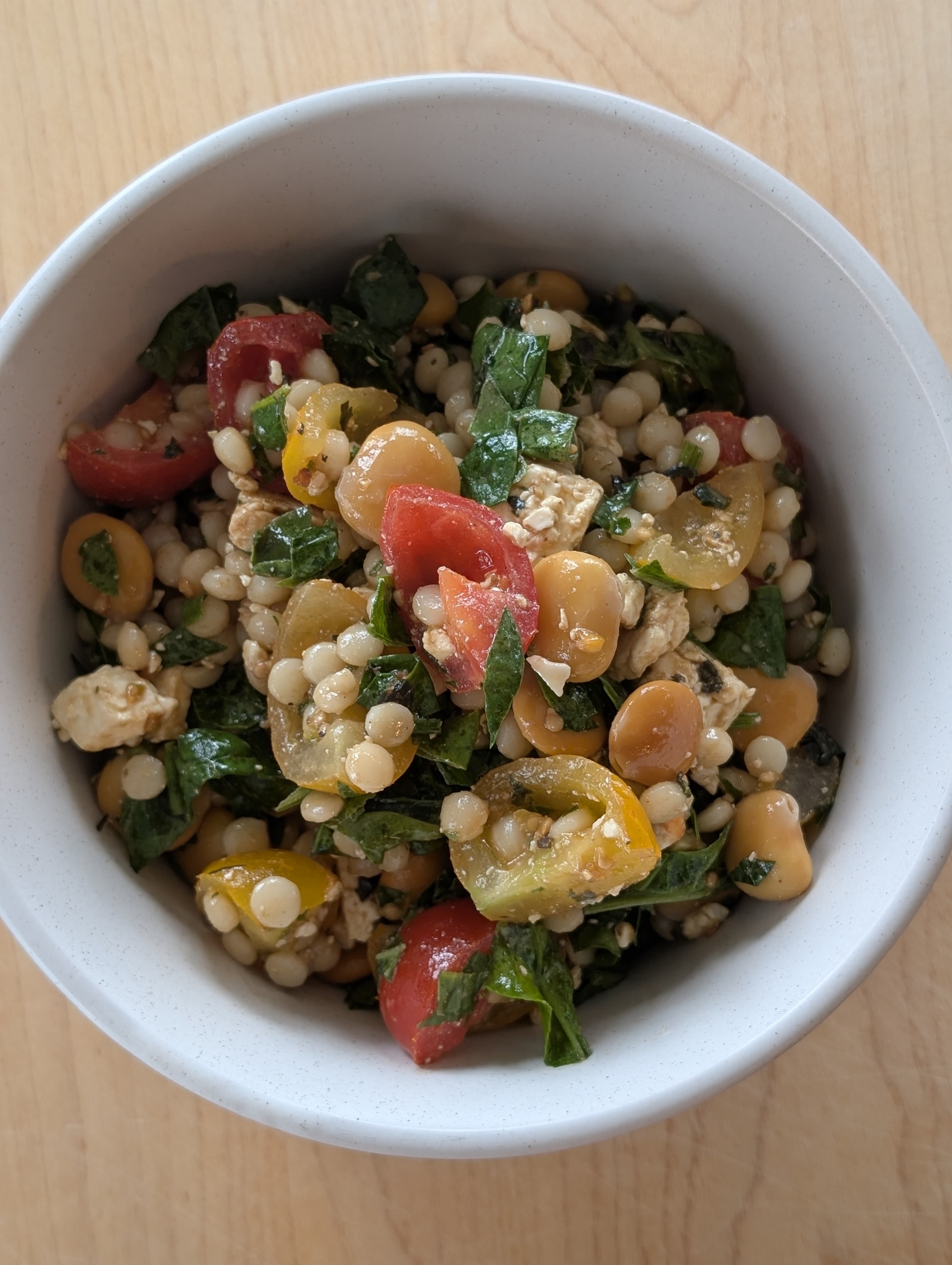 Salade couscous perlé